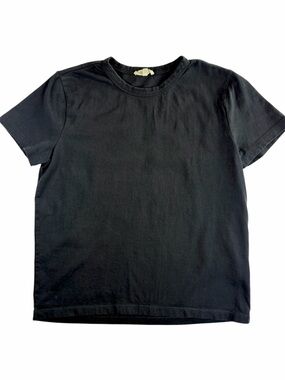 Madewell Short Sleeve Crew Tee 100% Cotton Black Womens Small